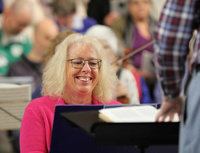 Alison playing for us, Arundel Cathedral, March 2019