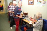 Our raffle and book sale